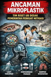 Read more about the article Ancaman Mikroplastik, Tim Riset UB Desak Pemerintah Untuk Perkuat Mitigasi