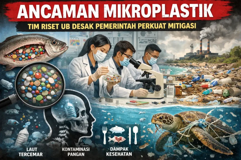 Ancaman Mikroplastik, Tim Riset UB Desak Pemerintah Untuk Perkuat Mitigasi