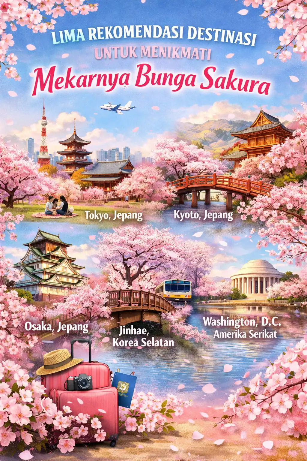 Read more about the article Lima Rekomendasi Destinasi untuk Menikmati Mekarnya Bunga Sakura