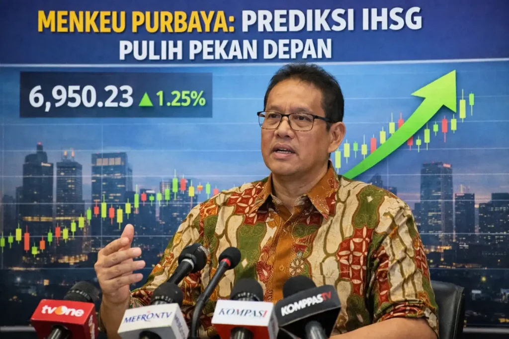 Menkeu Purbaya Prediksi IHSG Pulih Pekan Depan