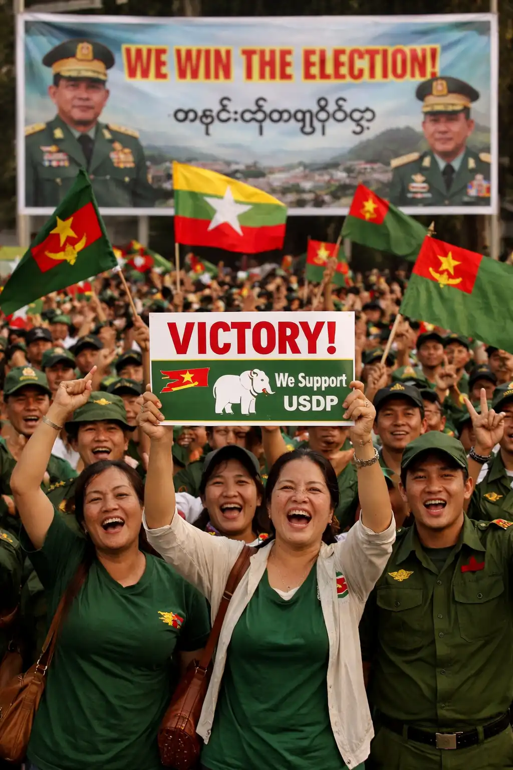 Read more about the article Partai Pro-Militer Myanmar Klaim Menang Pemilu