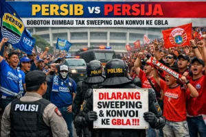 Read more about the article Persib vs Persija: Bobotoh Diimbau Tak Sweeping dan Konvoi ke GBLA