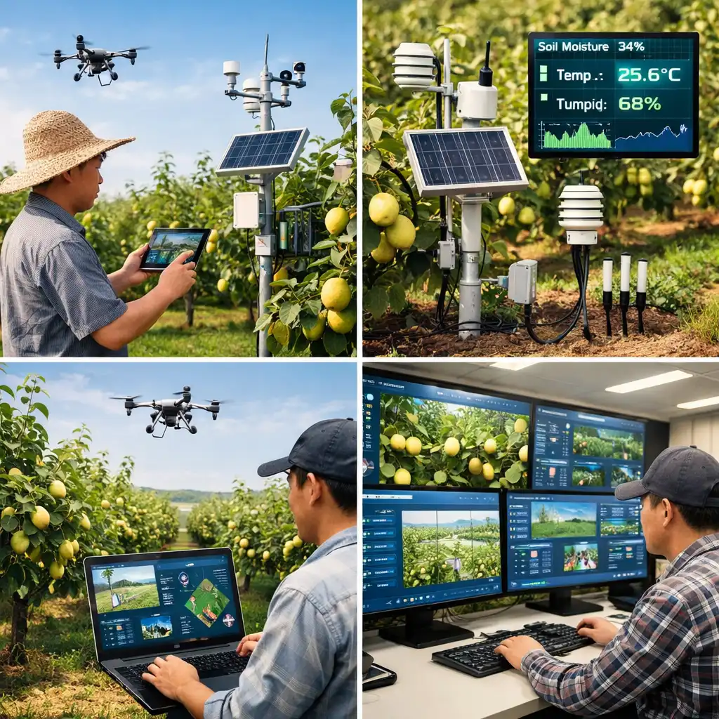 Sentuhan Digital Untuk Ubah Kebun Pir Yulu di Kabupaten Xi Tiongkok